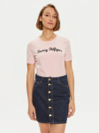 Tommy Hilfiger T-s&auml;rk Script WW0WW42589 Roosa Regular Fit