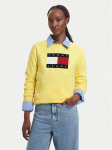 Tommy Jeans Pluus Flag DW0DW22564 Helekollane Regular Fit