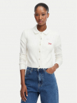 Tommy Jeans Kardigan Pointelle DW0DW22931 Valge Regular Fit