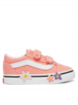 Vans Tenniskingad Old Skool V Flower VN000Z5XGSB1 Koralliv&auml;rviline