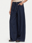 Weekend Max Mara Teksad Zattera 2625186031 Tumesinine Wide Leg
