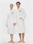 KARL LAGERFELD Hommikumantel Unisex 215M2180 Valge Regular Fit