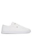Tommy Hilfiger Tenniskingad Th Foxing Sneaker Canvas FW0FW09170 Valge