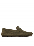 Tommy Hilfiger Mokassiinid Casual Hilfiger Suede Driver FM0FM04998 Roheline 42