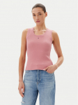 Tommy Jeans Top Essential DW0DW20673 Roosa Slim Fit