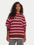 Roxy Pluus Strictly Stripes ERJFT05004 Roosa Oversize