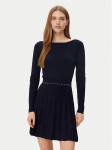 Morgan Kootud kleit 251-RMCLO Tumesinine Slim Fit