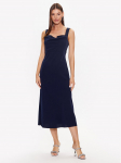 DKNY Kokteilikleit Cowl Neck Sleeveless DD3C3620 Tumesinine Regular Fit