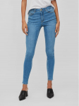 Vila Teksad Sarah 14084766 Sinine Skinny Fit