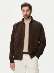 JOOP! Nahkjope 1500158 80100853 Pruun Regular Fit