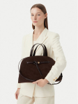 Tory Burch K&auml;ekott Romy Suede Bauletto 183363 Tumepruun