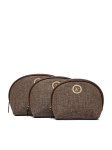 Beverly Hills Polo Club Kosmeetikakottide komplekt CWBEO-BHPC-U1-002-AW26 (3-PACK) Pruun