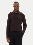 Calvin Klein Polo s&auml;rk LV040EM909 Pruun Regular Fit