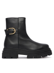 Tommy Hilfiger Saapad Leather Chunky Th Buckled Boot FW0FW09549 Must