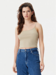 Calvin Klein Jeans Top Logo J20J225312 Beež Slim Fit