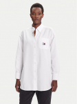 Tommy Jeans S&auml;rk Badge DW0DW20988 Valge Oversize