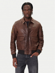 Aeronautica Militare Nahkjope 252PN0963U100839 Pruun Regular Fit 52