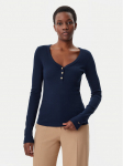 Tommy Hilfiger S&auml;rkpluus Henley WW0WW43905 Tumesinine Slim Fit