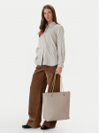 Calvin Klein K&auml;ekott Minimal Monogram Chain Tote LV04F3204G Beež