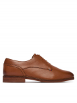 Tommy Hilfiger Poolsaapad Hilfiger Leather Dress Shoe FM0FM05777 Pruun