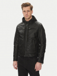Serge Pariente Nahkjope Sean Must Regular Fit