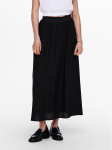 ONLY Maksiseelik Venedig 15164606 Must Regular Fit