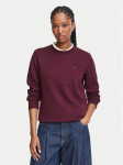 Tommy Jeans Pluus DW0DW19959 Bordoopunane Regular Fit