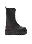 Calvin Klein Jeans Poolsaapad Flatform Lace Up Boot Mg Lth YW0YW01544 Pruun