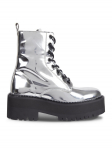 Tommy Jeans Saapad Tjw Flatform Zip Up Metallic EN0EN02403 Hall