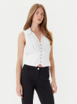 Morgan Top 242-OPLI Valge Slim Fit