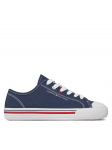 Tommy Hilfiger Tennised Low Cut Lace Up Sneaker T3X9-33324-0890 S Tumesinine 36