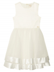 Guess Elegantne kleit J6RK34 WM330 Valge Regular Fit