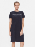 Tommy Hilfiger Igap&auml;evane kleit Rlx Corp Logo Tshirt Drs Ss WW0WW41013 Tumesinine Regular Fit