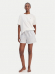 Tommy Hilfiger Pidžaama UW0UW06306 Valge Regular Fit