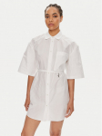 Hugo Pluusikleit Emedia 50512828 Valge Relaxed Fit