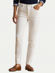 LAUREN RALPH LAUREN Teksad 200926078001 Valge Skinny Fit