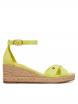 Tommy Hilfiger Espadrillid Hemp Crossover Strap Wedge Espadrilles FW0FW09332 Roheline 39