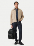 Calvin Klein Seljakott Emblem Aop Emboss Round Backpack LV04D3398G Must