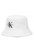 Calvin Klein K&uuml;bar Monologo Embroidery Bucket Hat LV04G5020G Valge