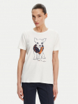 Olsen T-s&auml;rk 11105029 Valge Slim Fit