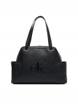 Calvin Klein K&auml;ekott Pockets Monologo Tote LV04F3689G Must