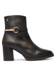 Tommy Hilfiger Saapad TH Stud Heel Riding Ankle Boot FW0FW09552 Tumepruun
