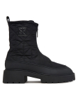 Calvin Klein Saapad Chunky Zip Boot Mat Mix Aop Em HW0HW03205 Tumepruun