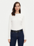 Tommy Hilfiger Kampsun WW0WW41142 Valge Regular Fit