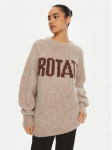ROTATE Kampsun 114443 Pruun Regular Fit