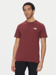 The North Face T-s&auml;rk Simple Dome NF0A87NG Bordoopunane Regular Fit