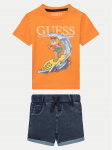 Guess Komplekti kuuluvad t-s&auml;rk ja &scaron;ortsid I5GG15 K8HM4 Oranž Regular Fit
