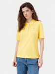 Tommy Hilfiger Polo s&auml;rk 1985 WW0WW43224 Kollane Regular Fit