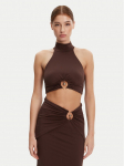 Bardot Top 59847TB Pruun Regular Fit