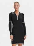 Liu Jo Sport Kootud kleit TF5028 MS49I Must Regular Fit XXL